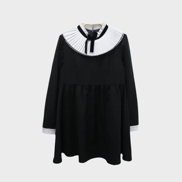  히메갸루 넥 프릴 원피스 59146