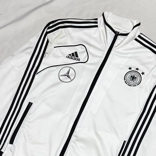 M 아디다스 독일 국대 벤츠 화이트 트랙탑 
