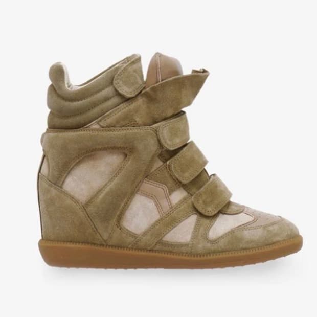 (구해요) 이자벨마랑 하이탑 웨지 스니커즈