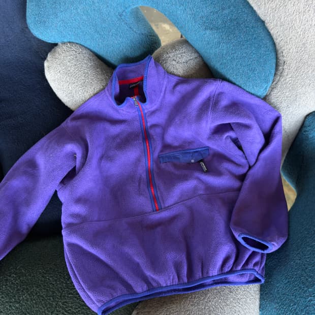 80-90s 파타고니아 하프집 플리스