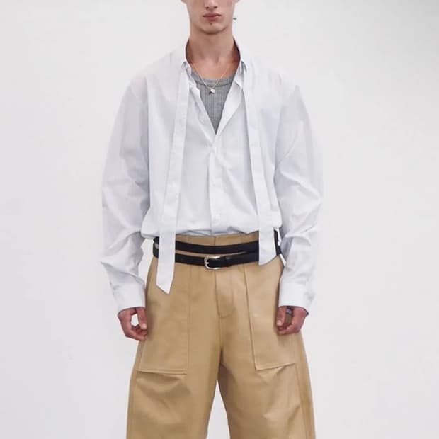 렉토 스트라이프 타이셔츠 M