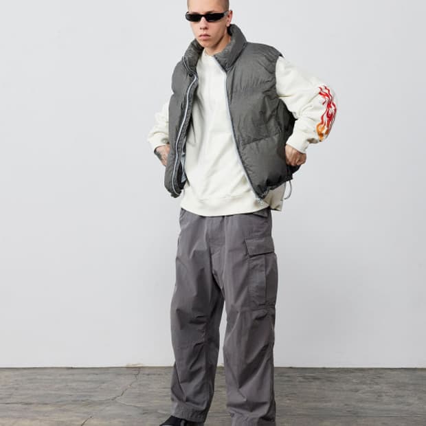 빔즈 빅 6포켓 카고 팬츠 그레이 M