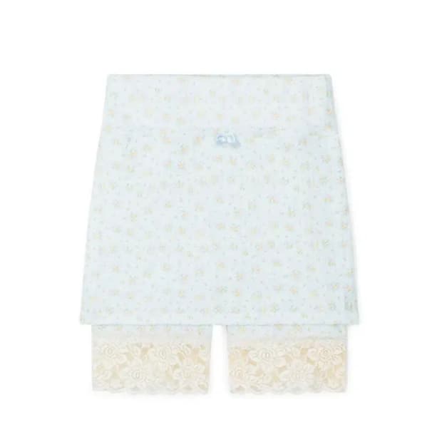 샵페어리 플라워 스커트 팬츠