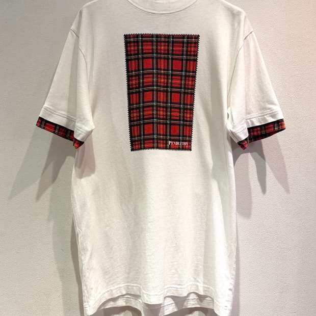PENDLETON Tartan Detail Cotton Tee