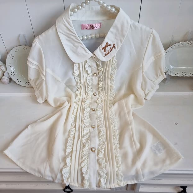 Ank Rouge 앙크루즈 레이스 블라우스