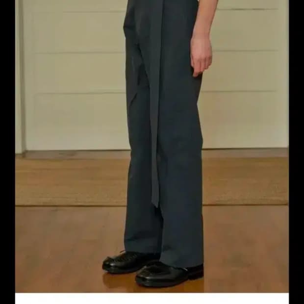 stu 벨티드 팬츠 네이비 M