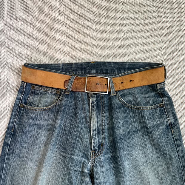 제이크루 레더 벨트 