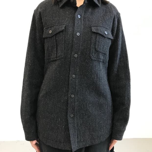 United Arrows Wool Quilted Shirt Jacket