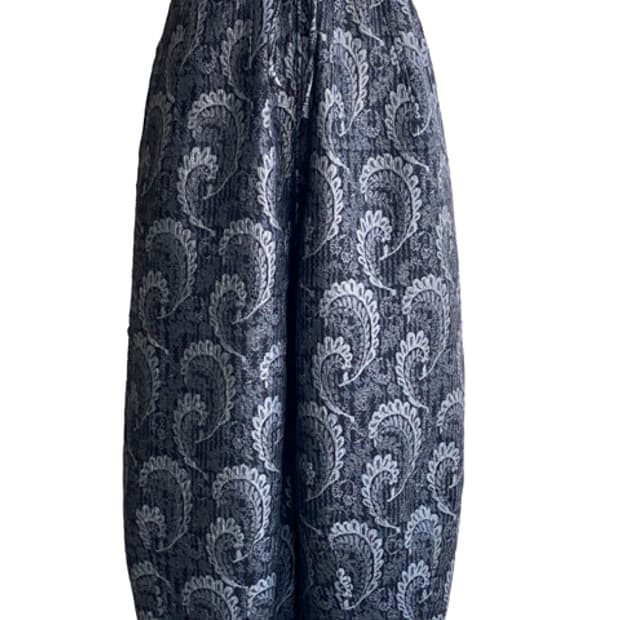 니들스 HDP페이즐리 패턴 와이드 팬츠