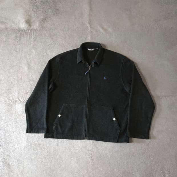 폴로 바이스윙 스윙탑 플리스 자켓 100(XL) 블랙