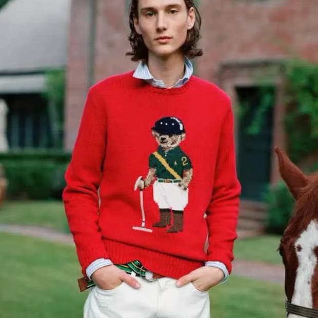 폴로 베어 스웨터 s