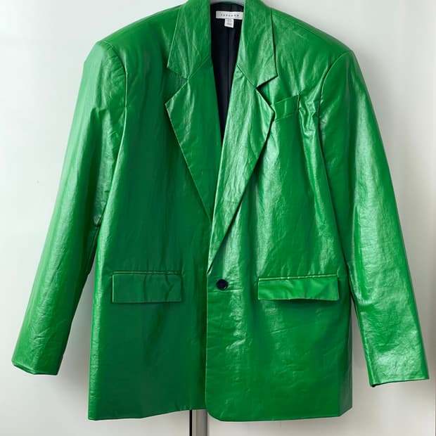 탑샵(Topshop) 비비드 그린 블레이저 자켓