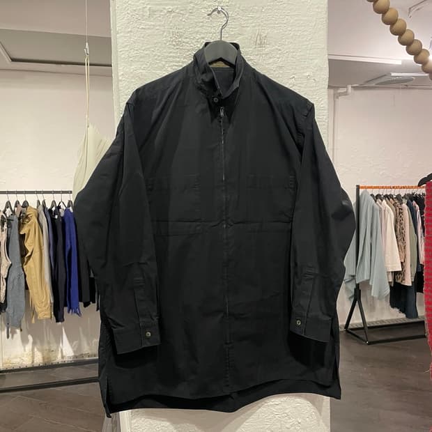 요지야마모토 집업 오버사이즈 셔츠