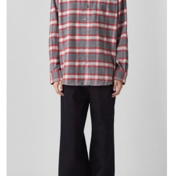 해칭룸 아카이브 플란넬 셔츠 red