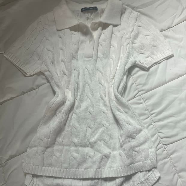 브랜디멜빌 니트 카라 반팔