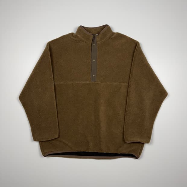 (107) 그라프페이퍼 보아 울 플리스 풀오버