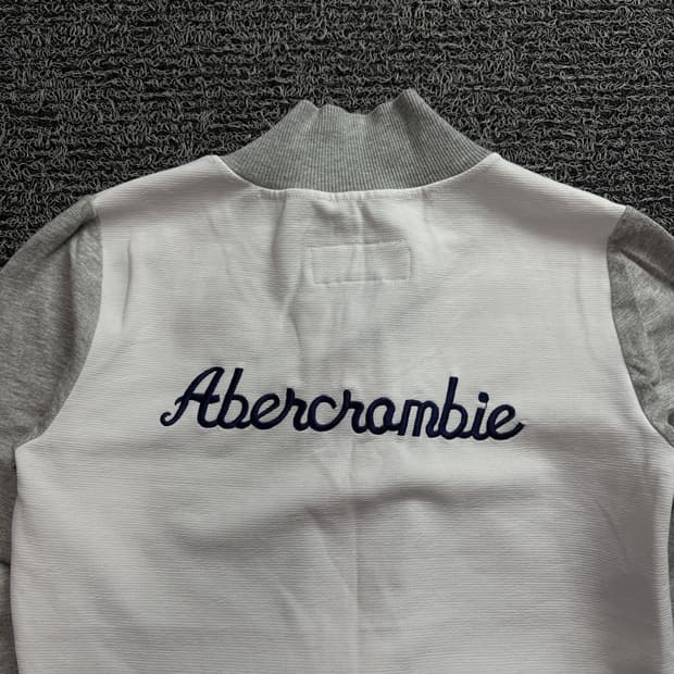 아베크롬비 Y2K 빈티지 배색 니트 집업 1694