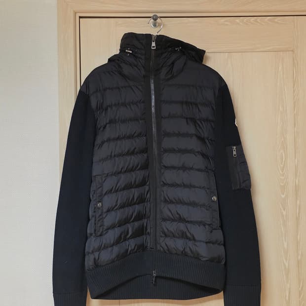 [XL] 25FW 몽클레어 니트 후드 집업 패딩 새상품급