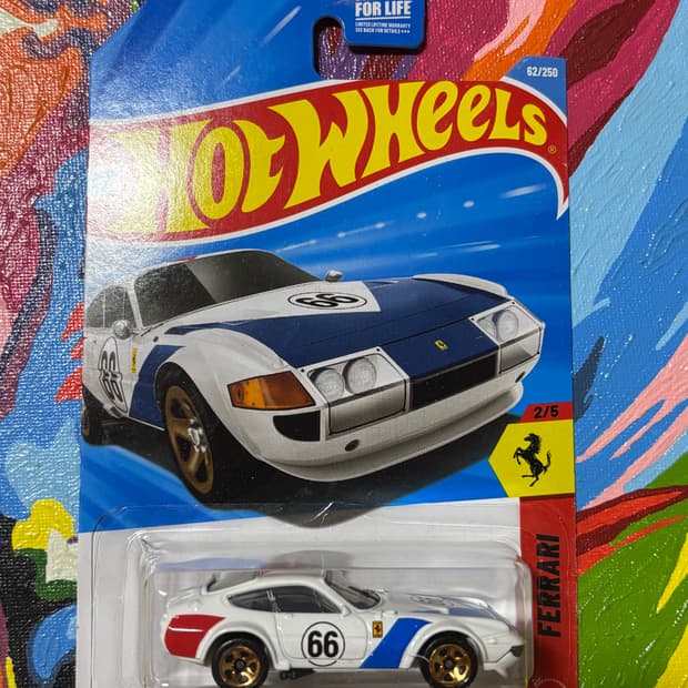 미개봉) 페라리 365 GTB4 컴페티치오네 다이캐스트 핫휠 인테리어소품