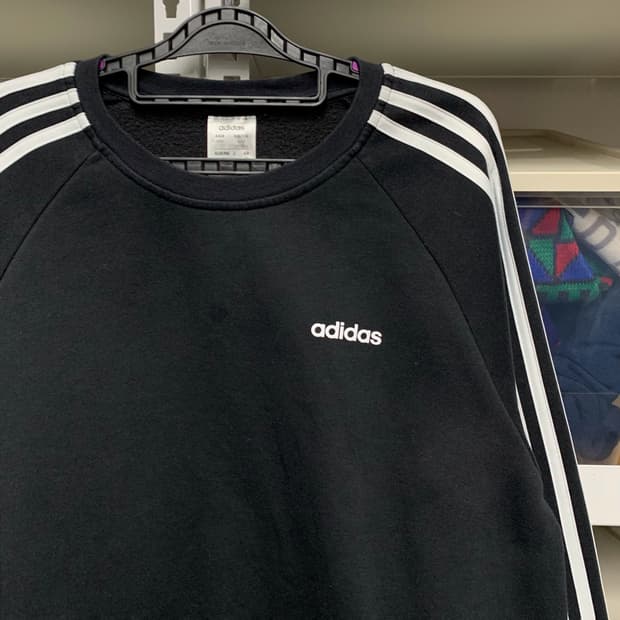 [S] 아디다스 래글런 3 STRIPE 맨투맨 스웻셔츠 (ESS BF C