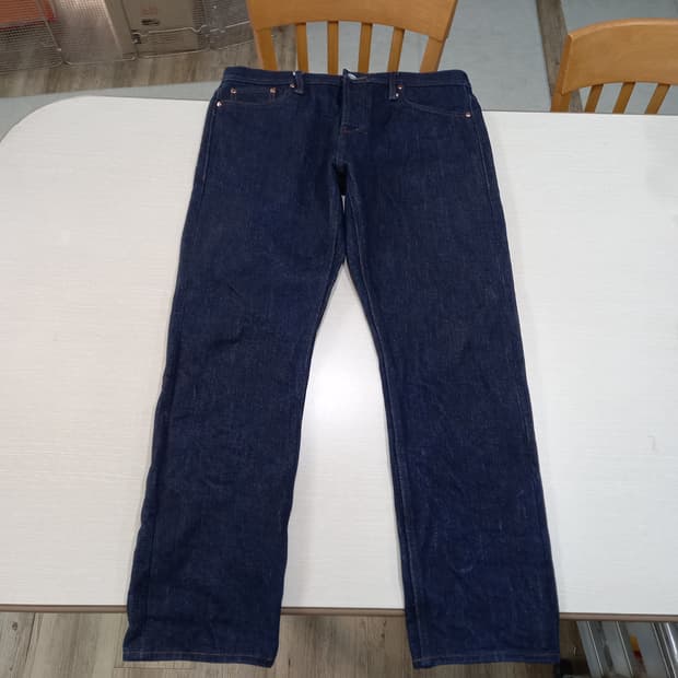 37 새상품 UNBRANDED UB221  셀비지 진청 37-133