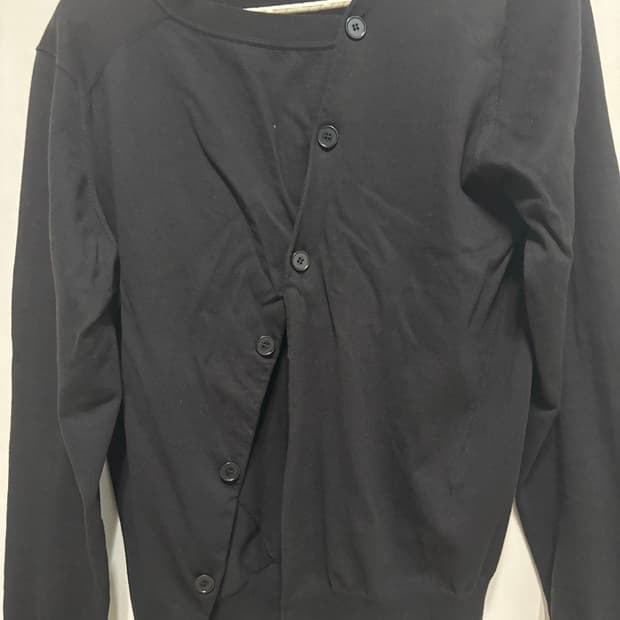 누마레 ee 2 WAY CARDIGAN BLACK