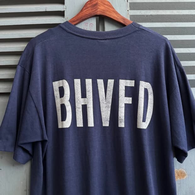 [XL]80's Jerzees USA BHVFD 프린팅 티셔츠