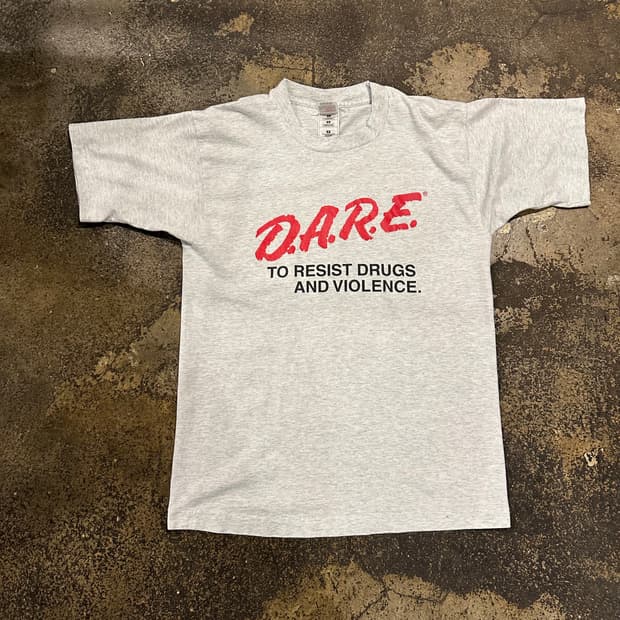 빈티지 90s Dare 티셔츠 