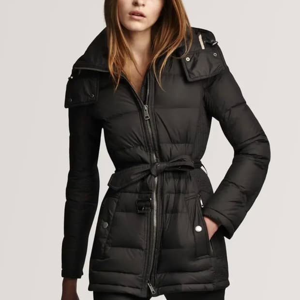 XS) 버버리 브릿 여성 패딩 블랙