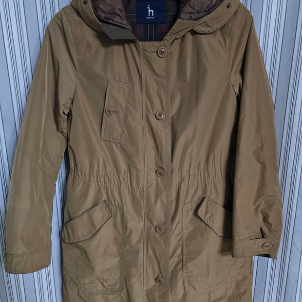 (85-160) 헤지스 여성 후드 누빔내피 야상자켓