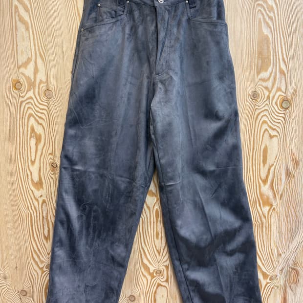 RÊVE JEANS | 레브 진 페이크 스웨이드 팬츠