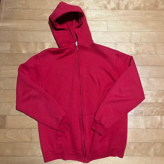 L) 70s 러셀 후드집업 레드