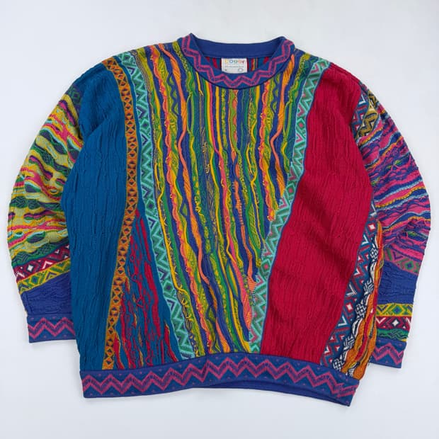 쿠지 케이블 니트