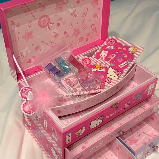 헬로키티 수납함 (도장 연필 떡메 세트) 2010
