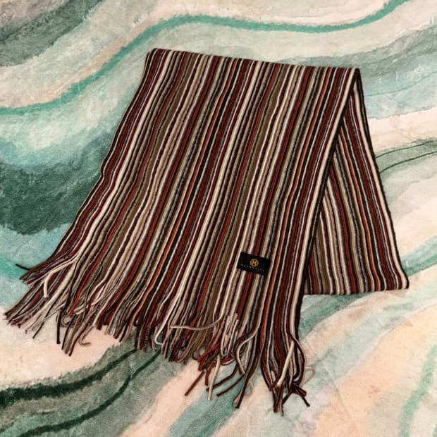 메트로 시티 스트라이프 머플러