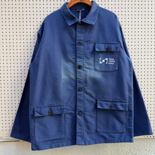 OLD FADED MOLESKIN FRENCH 몰스킨 프첸치워크자켓