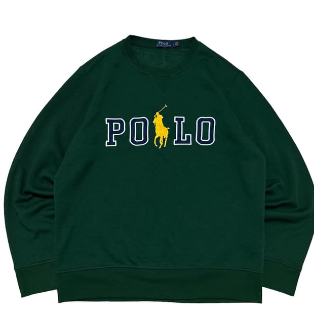 폴로 빅포니 딥그린 스웻 맨투맨