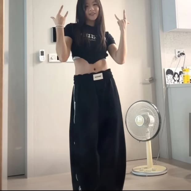 배드블러드 빌리 2way 조거 블랙