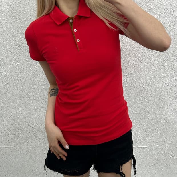 폴로 랄프로렌 레드포니 레드 pk반팔 S