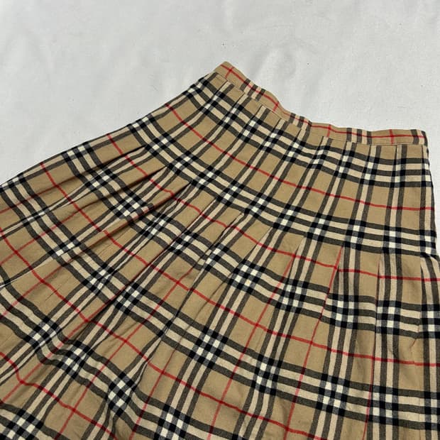 버버리 노바체크 스커트