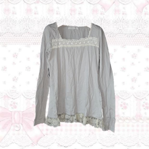 빈티지 모리 레이스 상의