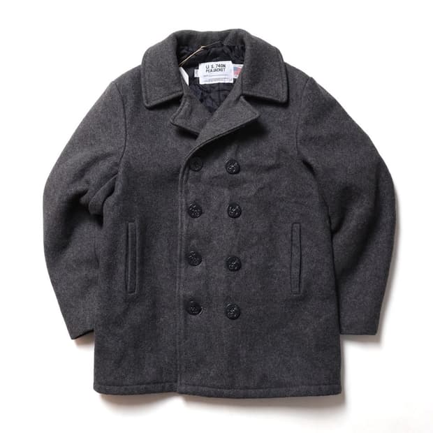 쇼트 Schott Wool Peacoat 
