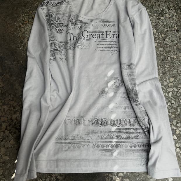 *Rare* JPN 00s 니콜폴맨 프린팅 고딕 롱슬리브