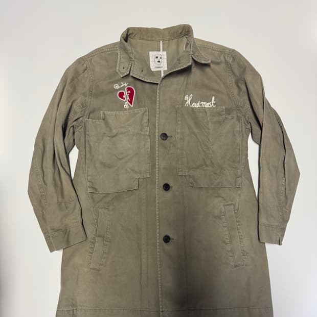 여성 톰보이 Tomboy 야상 자켓 M 빈티지 카키