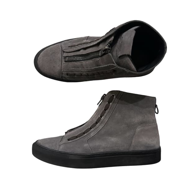 올세인츠 AllSaints 리얼 스웨이드 하이탑 스니커즈