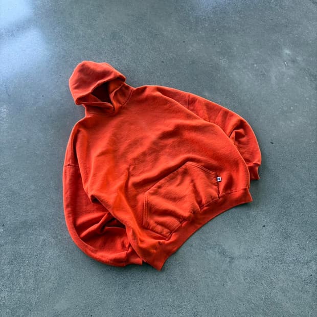 러셀 애슬레틱 빈티지 후드티