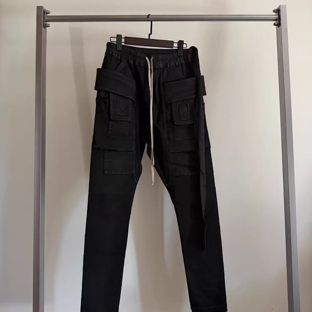 릭오웬스 태권도 크리치 카고 팬츠 M