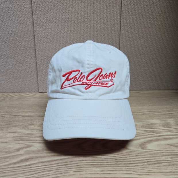 OS 폴로진스 90s 빈티지 스펠아웃 볼캡 화이트