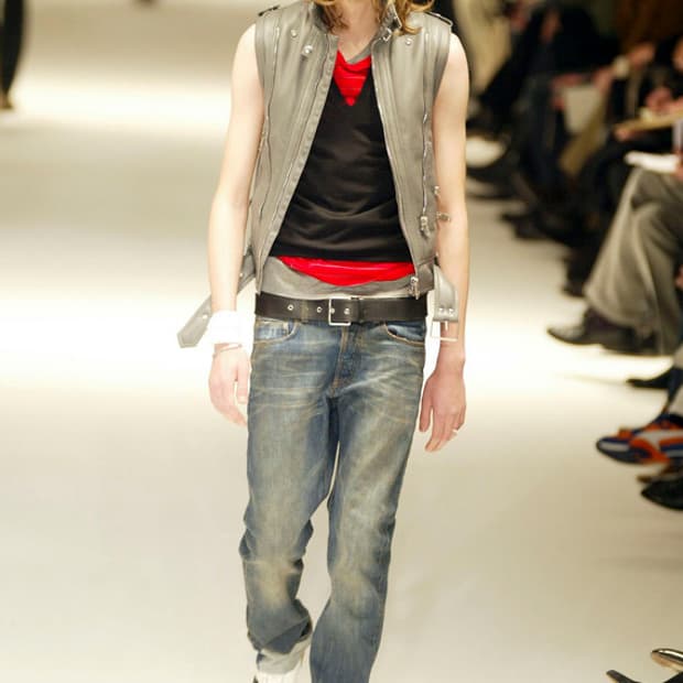 디올옴므 aw04 ‘votc’ rust denim