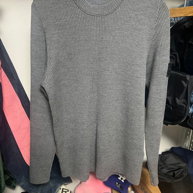 스톤아일랜드 골지 니트 xl